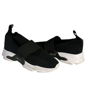 Schutz Women’s Slip on Black Sneakers Size 8.5